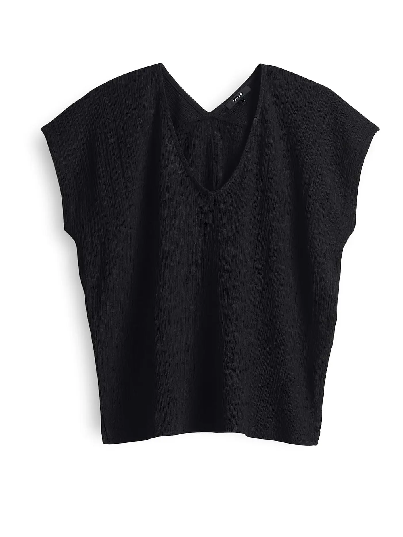 OPUS | T-Shirt SIRUKUS STRUCTURE | schwarz